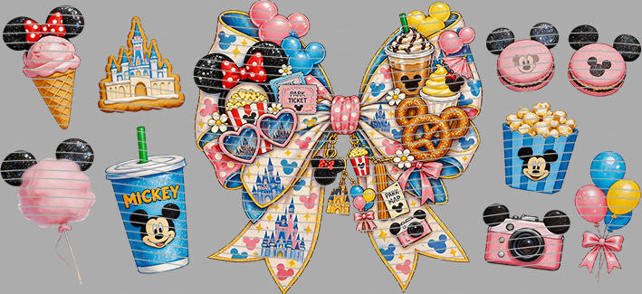16oz Disney style-D-3178